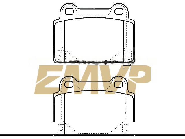 TY1057 Brake Pad Set