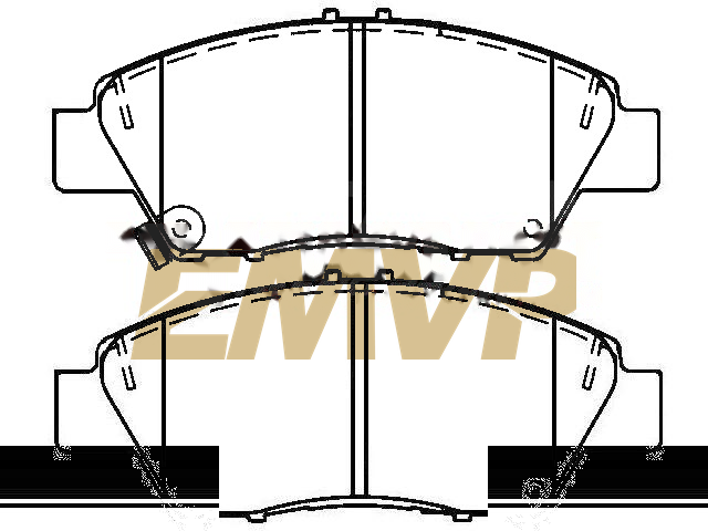 TY2709 Brake Pad Set