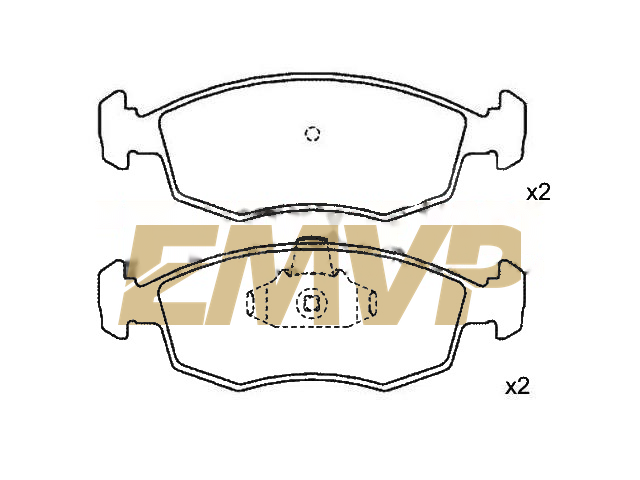 TY6010 Brake Pad Set