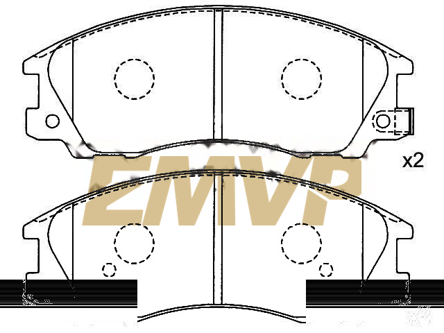 TY5341 Brake Pad Set