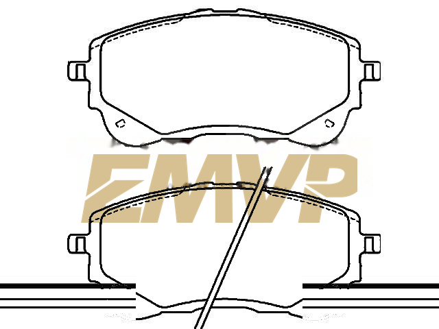 TY9337 Brake Pad Set