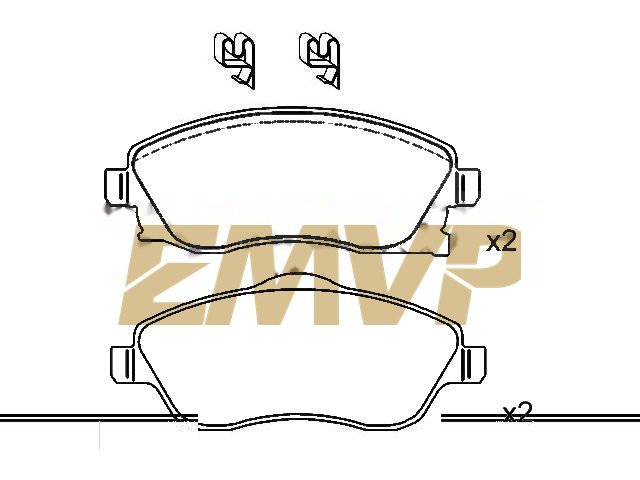 TY7733 Brake Pad Set