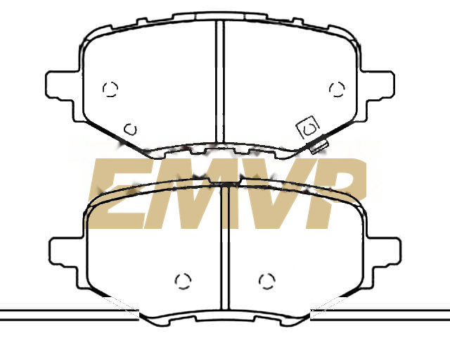 TY4689 Brake Pad Set