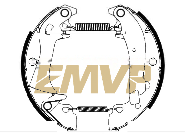 TY0356 Brake Shoe Set