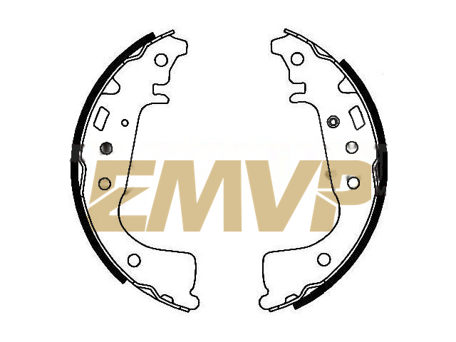 TY1777 Brake Shoe Set