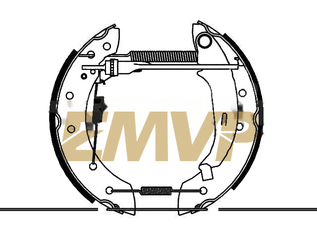 TY5589 Brake Shoe Set