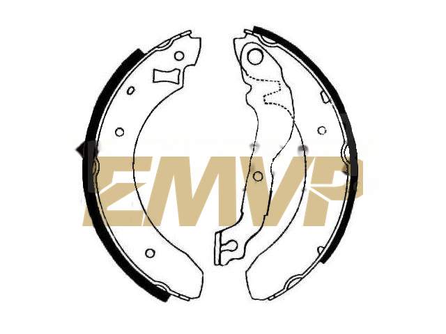 TY2743 Brake Shoe Set