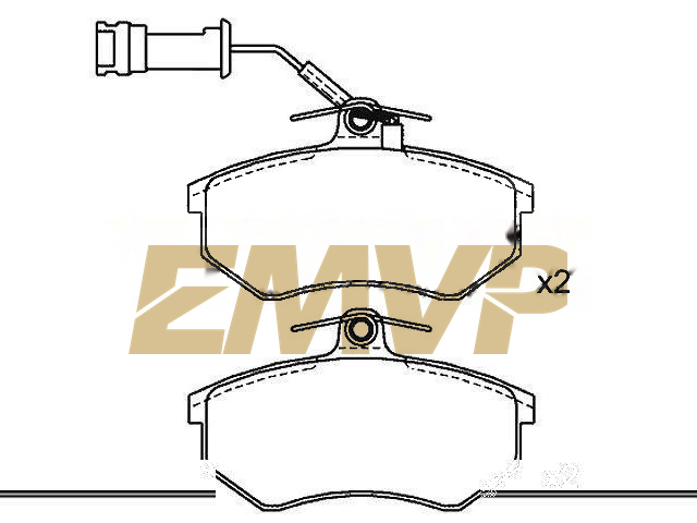 TY9719 Brake Pad Set