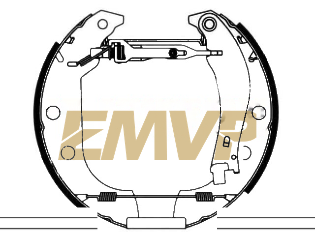 TY6238 Brake Shoe Set