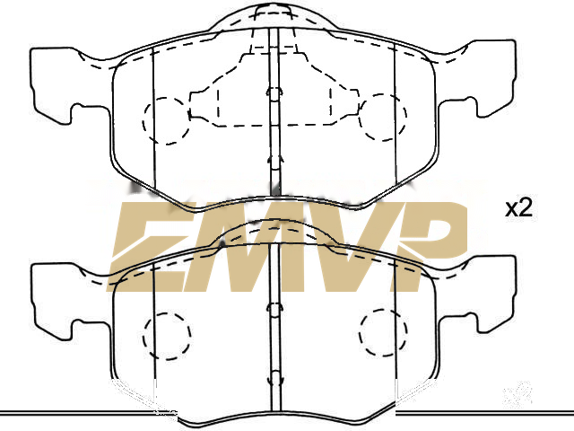 TY4311 Brake Pad Set