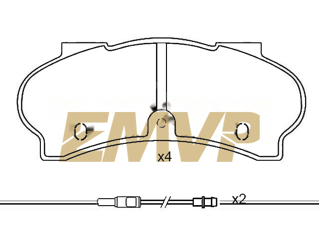 TY3703 Brake Pad Set