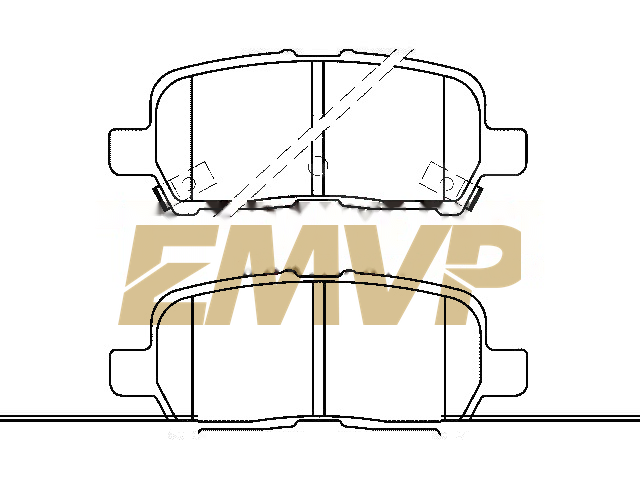 TY4826 Brake Pad Set