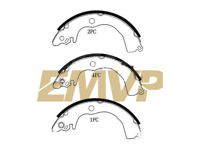 TY9643 Brake Shoe Set