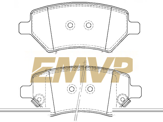 TY8863 Brake Pad Set