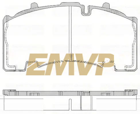 TY7920 Brake Pad for CV & Heavy Duty WVA 29308
