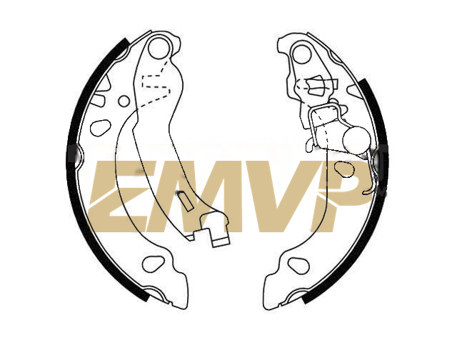 TY7074 Brake Shoe Set