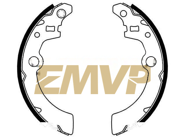 TY8550 Brake Shoe Set