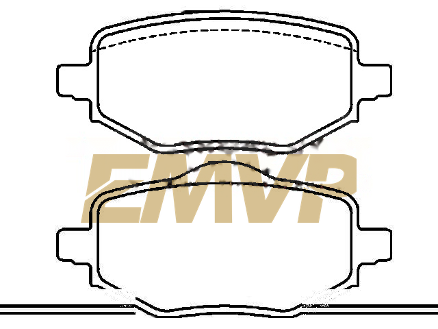 TY0562 Brake Pad Set