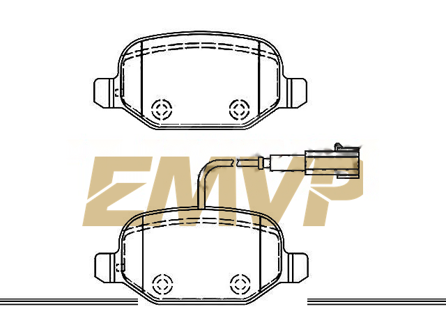 TY7841 Brake Pad Set
