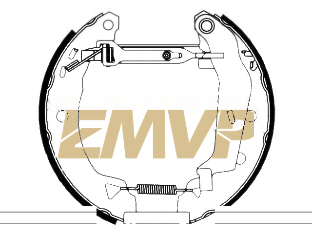 TY4633 Brake Shoe Set