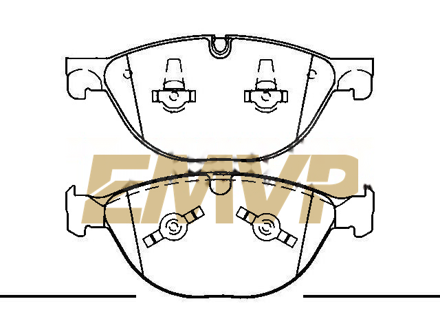 TY2737 Brake Pad Set
