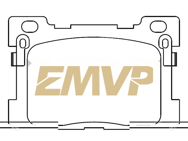 TY7126 Brake Pad Set