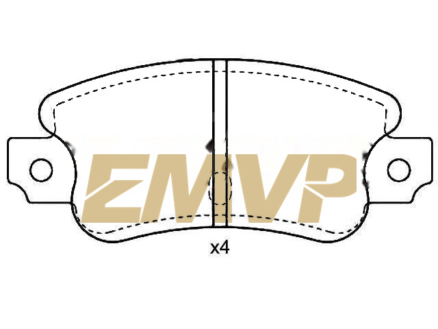 TY1266 Brake Pad Set