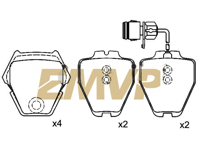 TY0123 Brake Pad Set