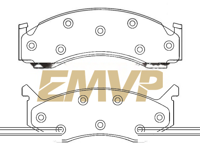 TY7423 Brake Pad Set