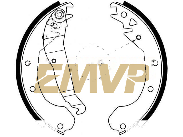 TY6138 Brake Shoe Set