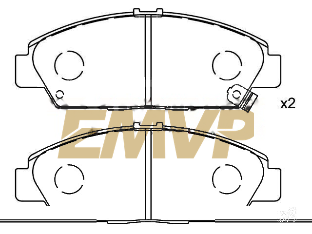 TY0988 Brake Pad Set