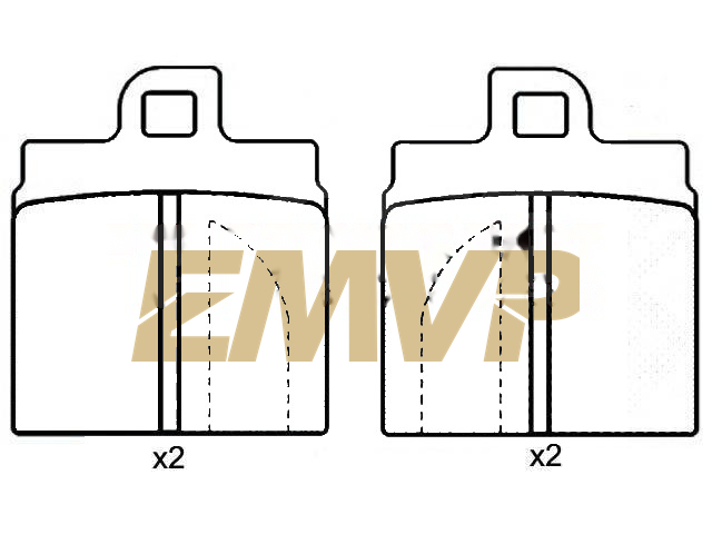 TY2123 Brake Pad Set