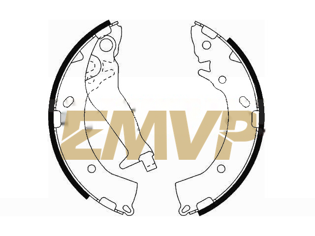 TY0186 Brake Shoe Set