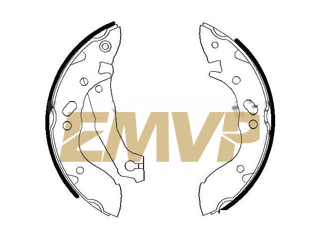 TY6048 Brake Shoe Set