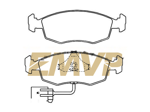 TY0259 Brake Pad Set