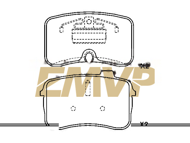 TY5935 Brake Pad Set