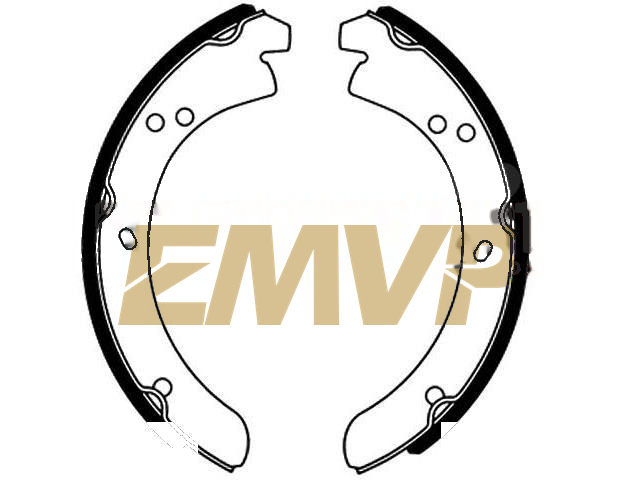 TY4880 Brake Shoe Set