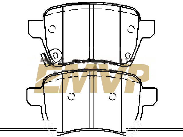 TY7770 Brake Pad Set