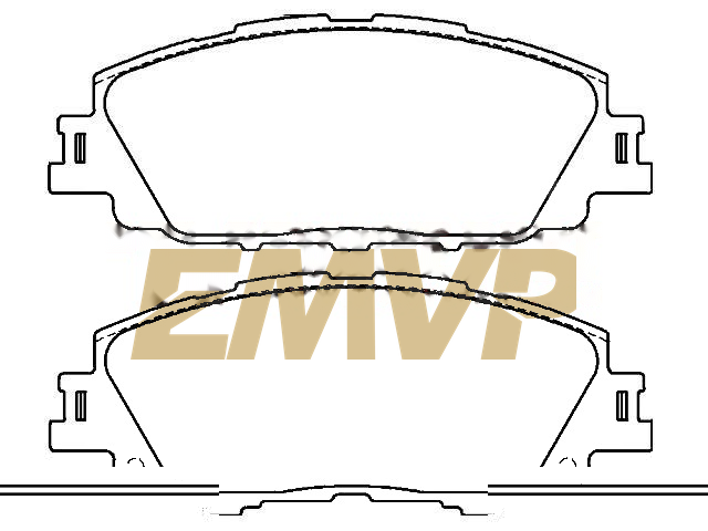TY2725 Brake Pad Set