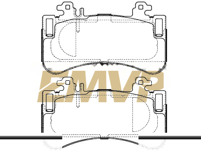 TY2646 Brake Pad Set