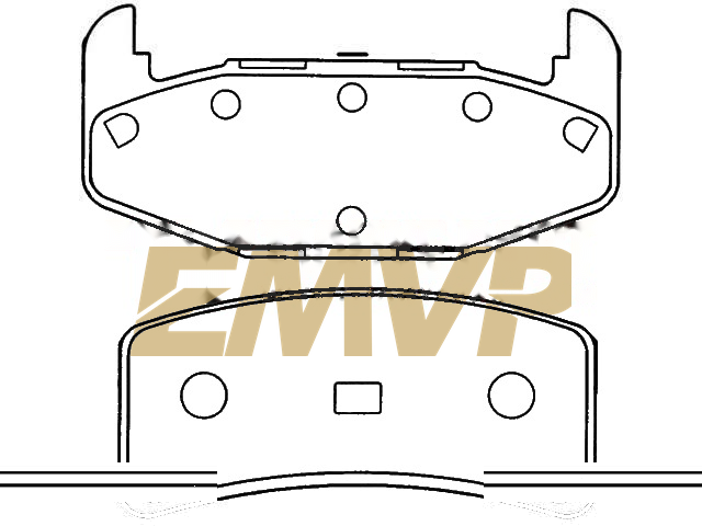 TY2917 Brake Pad Set