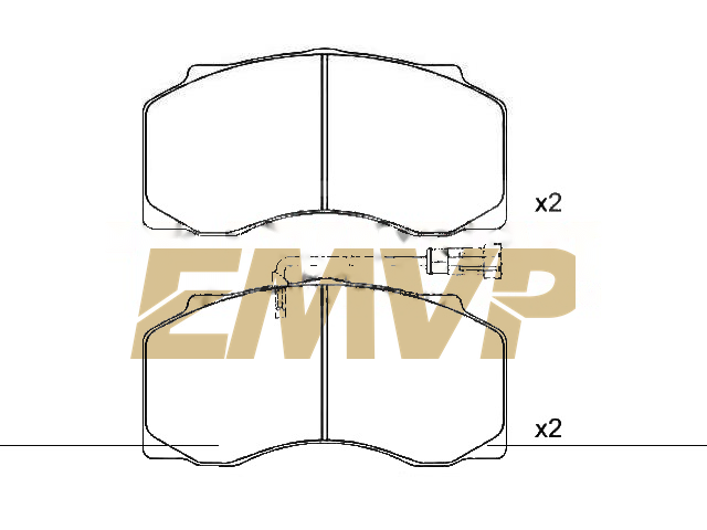 TY2816 Brake Pad Set