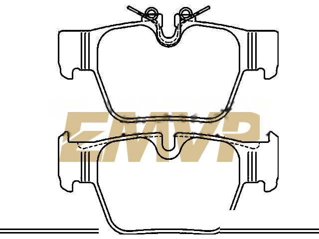 TY0566 Brake Pad Set