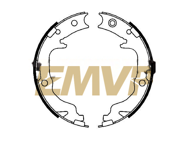 TY5651 Brake Shoe Set