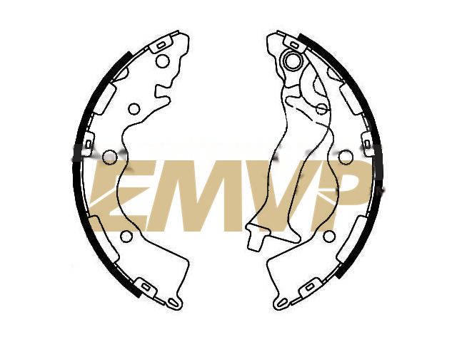 TY7576 Brake Shoe Set