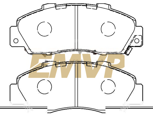 TY8725 Brake Pad Set