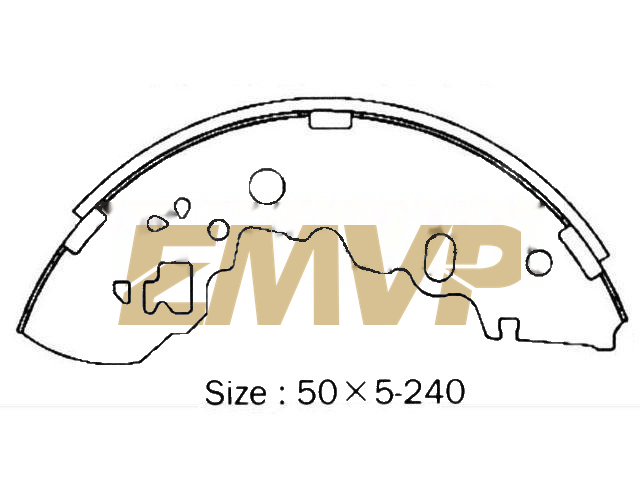 TY3921 Brake Shoe Set