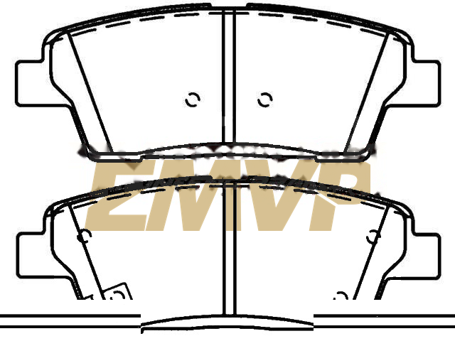 TY2082 Brake Pad Set