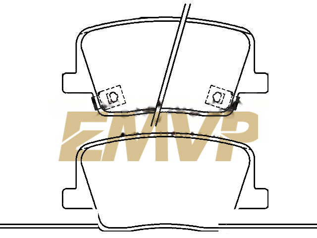 TY4328 Brake Pad Set