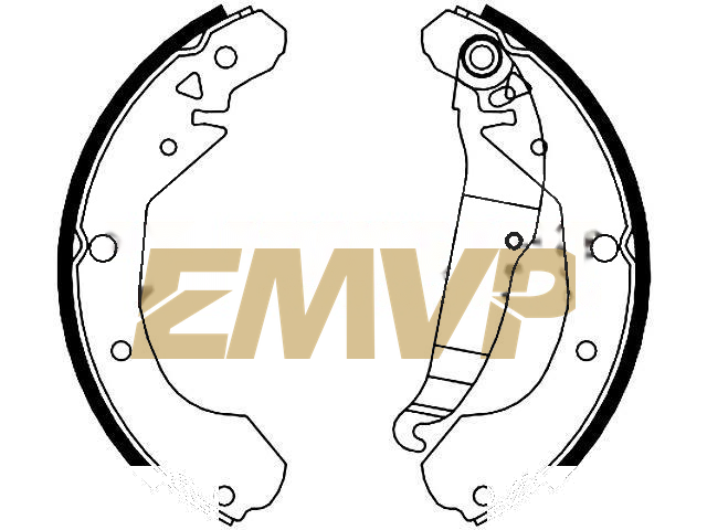 TY7401 Brake Shoe Set